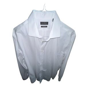 Mens Ralph Lauren Long sleeve white dress shirt
Size 17-1/2
36/37